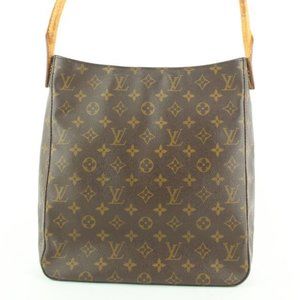 Louis Vuitton Monogram Looping GM Zip Hobo 493lvs3